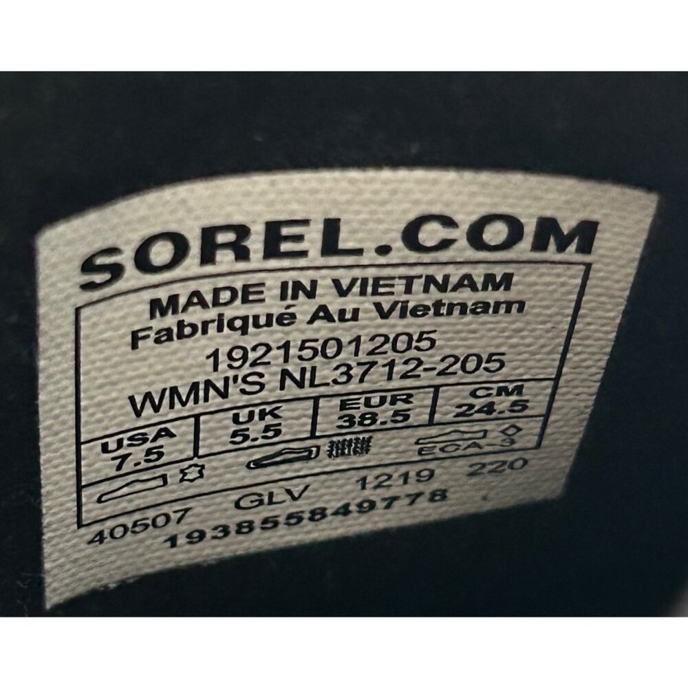 Sorel Cate Chelsea Boots 7.5 Leather Block Heel Brown Fashion Waterproof - Picture 8 of 8